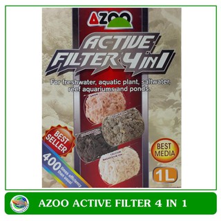 AZOO วัสดุกรองอย่างดี Active Filter 4 in 1