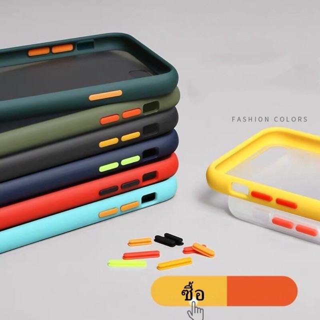 เคส a7เคสโทรศัพท์ผิวด้านกันกระแทกvivo S1 V9/Y85 V11i V15pro  Y20 realme7pro Y81i V20 V20pro