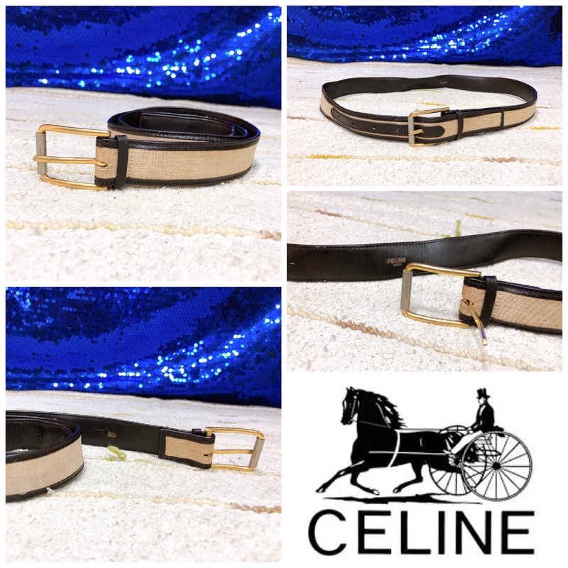 🎗: CELINE Belt Vintage แท้💯%