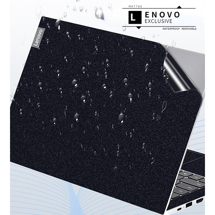ที่กําหนดเอง Vinly Self กาวสติกเกอร์แล็ปท็อปสีดํา 3 ด้านผิว 14 15.6 13 นิ้ว Lenovo Ideapad 3 E50 E40