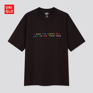 เสื้อยืดใหม่ 2022Uniqlo Stephen Powers เสื้อยืดลําลองแขนสั้นพิมพ์ลาย ( 430539L XL  XXL 3XL