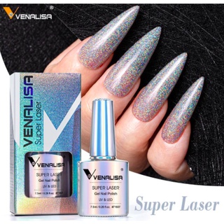 Venalisa สีเจลกากเพช Super laser