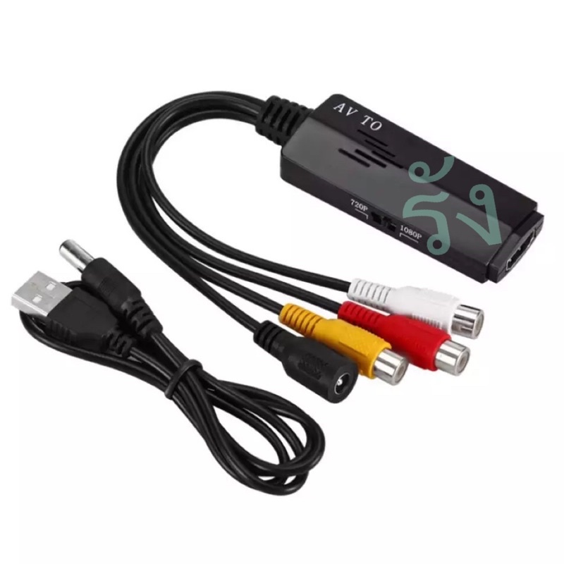 AV To HDMI Converter มินิ AV To HDMI Video Converter AV ไปยัง HDMI