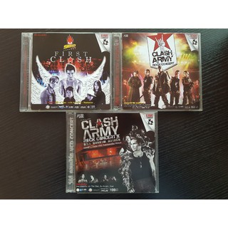 VCD แผ่นเพลง วงแคลช คอนเสิร์ต CLASH ARMY ROCK Concert