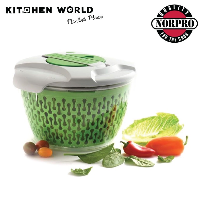 Bakewares & Decorations 2190 บาท Norpro 820 Deluxe Salad Spinner / เครื่องหมุนสลัดน้ำออกจากผัก Home & Living