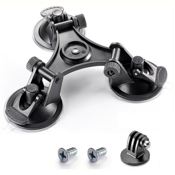 GOPRO13/12 กล้องกีฬาขาตั้งกล้องถ้วยดูดรถยึดถ้วยดูดเหมาะสําหรับ INSTA360 X6/X5/X4/X3/ONE RS/DJI OSMO 360/OSMO II ACTION 5 4 3 2