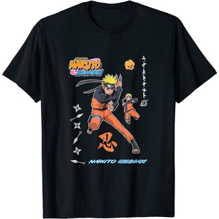 เสื้อยืด พิมพ์ลาย Naruto Shippuden สไตล์วินเทจ