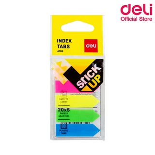 Deli A10602 Sticky Notesg เทปอินเด็กซ์ (5สี)