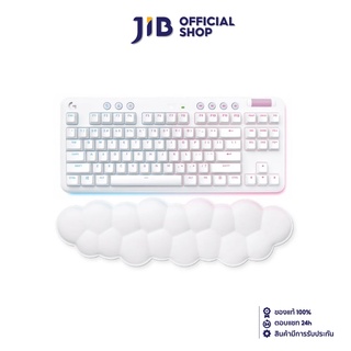 LOGITECH WIRELESS KEYBOARD (คีย์บอร์ดไร้สาย)  G715 (WHITE MIST) (LOGITECH GX RED - RGB - EN)