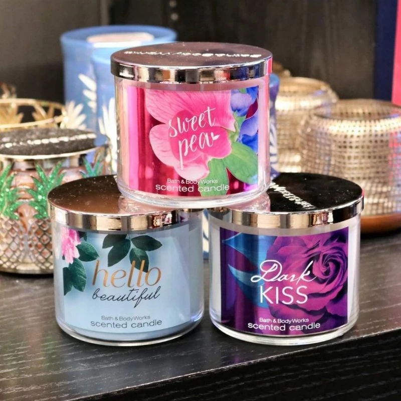 ของแท้Shopไทย/พร้อมส่ง Bath & Body Works 3 Wick Candle เทียนหอมขนาดใหญ่14.5oz./411g.Set 1
