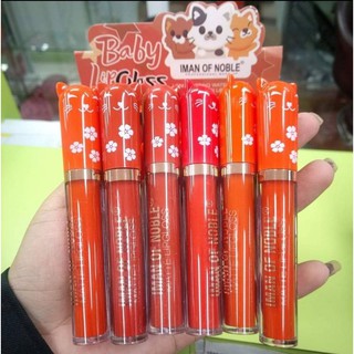 IMAN OF NOBLE BABY LIP GLOSS no.954 ลิปกรอสน้อนแมวโทนส้มอิฐ สีขายดี เนื้อแมท นุ่ม ละมุน แพ็คเก็ตน่ารัก
💋แท่งละ 25.-