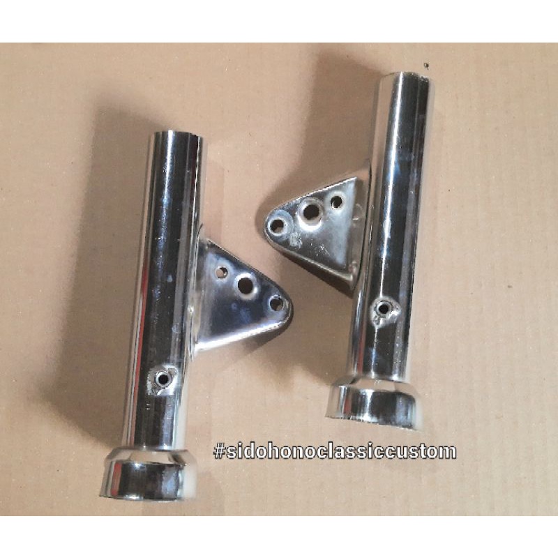 ขายึดไฟหน้า Honda k5 Honda win100 เหล็กโครเมียมอย่างดี