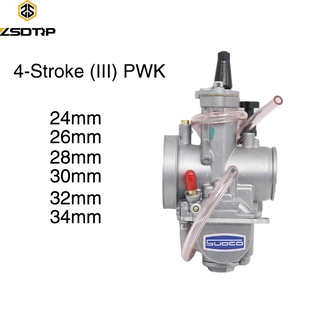 Zsdtrp คาร์บูเรเตอร์ PWK 33 34 35 36 38 40 42 มม. พร้อมชุดเจ็ทหลัก 2T 4T สําหรับรถจักรยานยนต์วิบาก