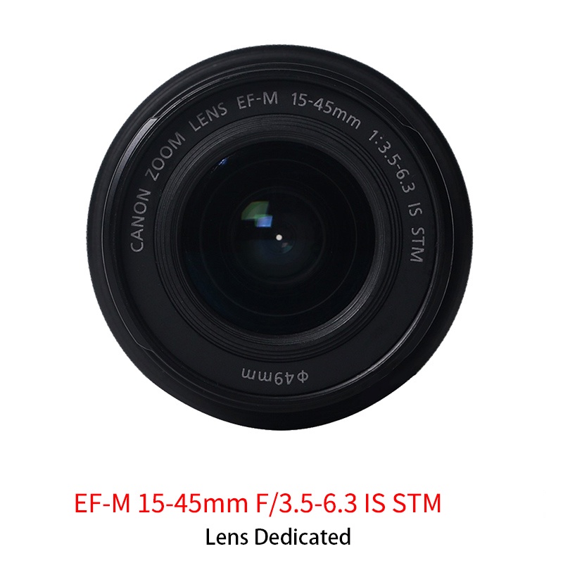Bizoe EW-53 เลนส์ฮู้ดกล้อง สําหรับกล้อง Canon EF-M 15-45 มม. M10 M50 M100 M200 M3 M5 M6 M6Ii