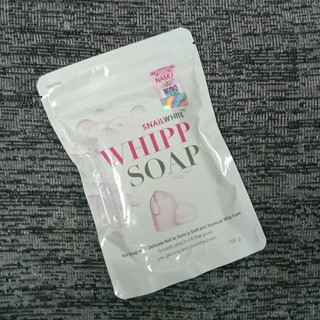 Snail White Whipp Soap 100g. นามุ ไลฟ์ สเนลไวท์ วิป โซป 100กรัม