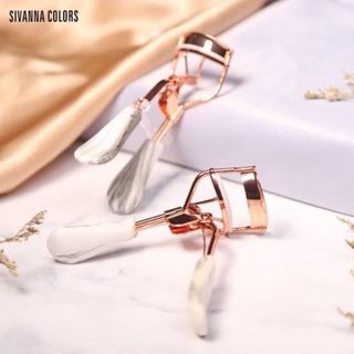 ซีเวนน่า คัลเลอร์ส ที่ดัดขนตา SIVANNA COLORS EYELASH CURLER HF101 ลายหินอ่อนสุดหรูหรา ด้ามจับถนัดมือ