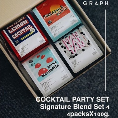 graph coffee co  เมล็ดกาแฟ Signature blend - COCKTAIL PARTY SET