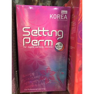 น้ำยาดัด setting perm ionic korea