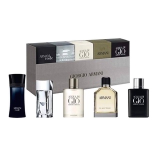 เซ็ตน้ำหอม Giorgio Armani Travel Exclusive For Men Set 5x5ml (แบบแต้ม)