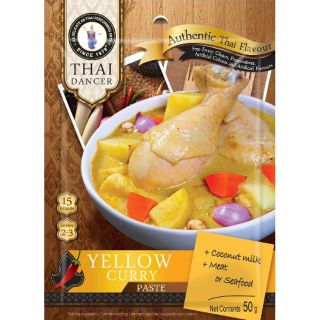 Yellow Curry Paste (Thai Dancer Brand) / พริกแกงกะหรี่ (ตราไทยแดนเซอร์)