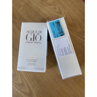 น้ำหอมป้ายคิงส์ 💯✅Giorgio Armani Acqua Di Gio Eau De Toilette 50 ml