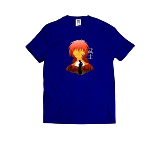 ผ้าฝ้ายแท้Am61 | เสื้อยืด พิมพ์ลายอนิเมะ RUROUNI KENSHIN เครื่องแต่งกาย สําหรับผู้ชาย | ขนาดกลางแจ้งS-4XL