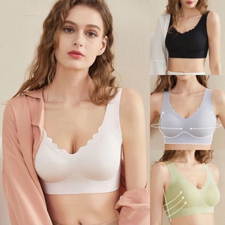 BRA-30 🍒 บราไร้โครง บราครึ่งตัว เสื้อชั้นใน เสื้อในผู้หญิง สปอร์ตบรา บราไม่มีโครง มีฟองน้ำ ยกทรง 🍒 YULIHAN668