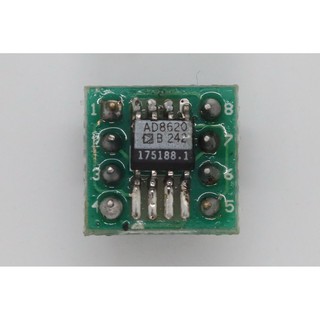 Dual OP-AMP ออปแอมป์ AD8620BR เป็นแบบSMD ผลิตที่ philippines ของแท้ พร้อมส่ง