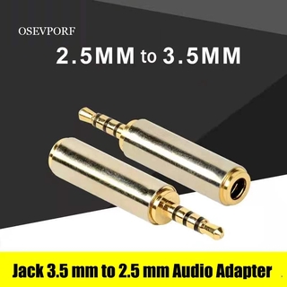 แจ็ค 3 . 5 มม . To 2 . 5 มม . Audio Adapter 2 . 5 มม . Male To 3 . 5 มม . Female ปลั๊กเชื่อมต่อสําหรับ Aux ชุดหูฟังไมโครโฟน