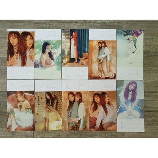 หน้าปฏิทินตั้งโต๊ะเล่มเล็ก APink Dear 2017 Seasons Greetings Mini Desk Calendar นาอึน อึนจี โบมี ฮายอง โชรง นัมจู