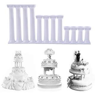 ชั้นวางเค้ก สไตล์โรมัน สําหรับตกแต่งเค้กแต่งงาน DIY 4 ชิ้น
