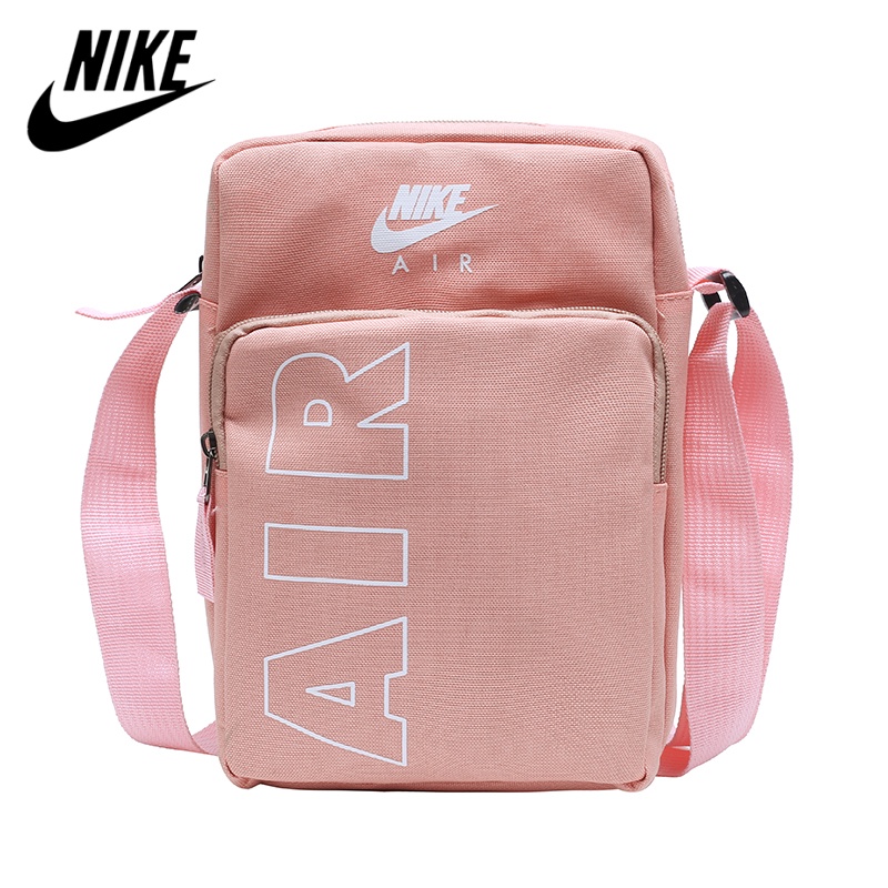 NIKE (lowest price) black and white pink purple waist bag essential coin two-layer wallet men's bag women's bag shoulder belt shoulder waist bag waist bag