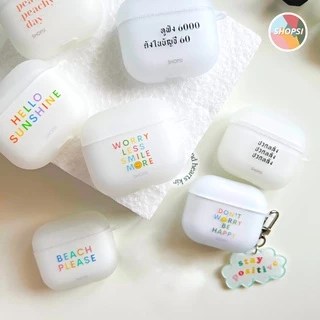 EXCLUSIVE | เคส AirPods Gen3 2021 สำหรับใช้กับ AirPods Gen3 เคสซิลิโคนแข็ง SHOPSI พร้อมส่ง