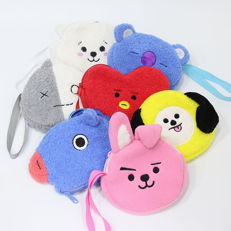 BT21 Small Pouch Coin / BTS Small Coin Purse Pouch