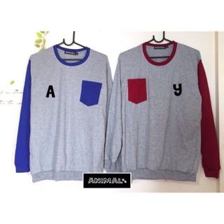 เสื้อแขนยาว เปลี่ยนอักษรได้