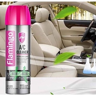 🇺🇸Flamingo Air Cleaner สเปรย์โฟมล้างแอร์รถยนต์ ลดกลิ่นอับ ทำความสะอาด ลดฝุ่นสิ่งสกปรก สร้างกลิ่นหอมสดชื่น