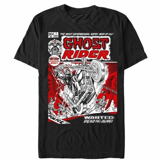 Gh0st Rider Cover เสื้อยืด ผ้าฝ้าย สไตล์วินเทจ สําหรับผู้ชายS-5XL