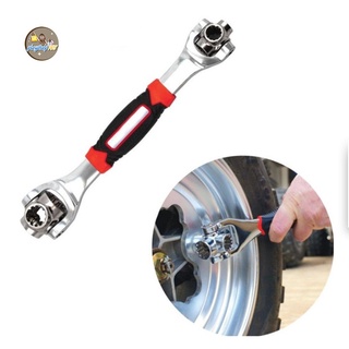 ประแจ 8หัว ประแจอเนกประสงค์ ปากตาย บล็อก อเนกประสงค์ 52 In 1 ประแจซ็อกเก็ต Universal Wrench360องศา 8เบอร์ ประแจเหลี่ยม