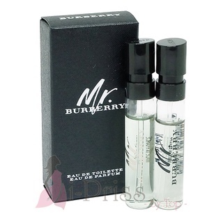 Burberry Mr. Burberry Perfume Sample Set (2 ml. x 2)