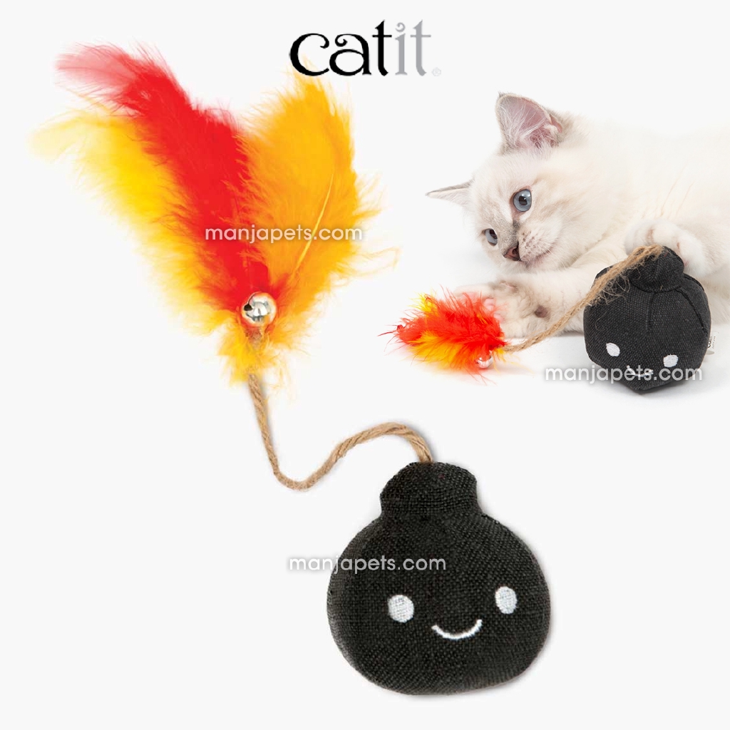 ใหม่ Catit Play Pirates Pirates Catnip ของเล่นระเบิดสําหรับแมว - 42482