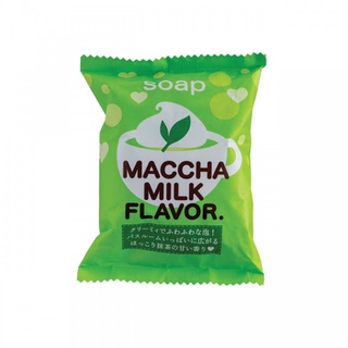 สบู่มัชชะ มิลค์ เฟลเวอร์ โซป กลิ่นชาเขียว MACCHA MILK FLAVOR 1 ก้อน สดชื่นด้วยกลิ่นชาเขียว