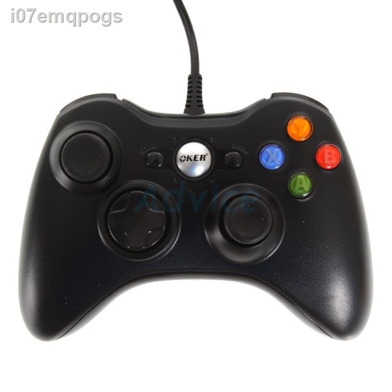 รุ่นล่าสุดของปี 2021 รับประกัน 100 % ต้นฉบับ►☜OKER U-306 Xbox 360 Gamepad Controller จอยเกมมิ่ง สำหรับ PC/Xbox .