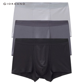 GIORDANO กางเกงชั้นในชาย Mens 3pcs Modal Trunk 01172201