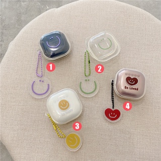 【Be Loved】เคสหูฟัง TPU นิ่ม แบบใส กันกระแทก พร้อมจี้ สําหรับ Samsung Galaxy Buds2 Pro Live