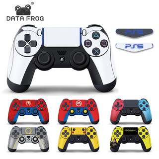 สติกเกอร์ DATA FROG PS4 สําหรับจอยสติ๊ก PS4 Slim PS4 Pro Gamepad