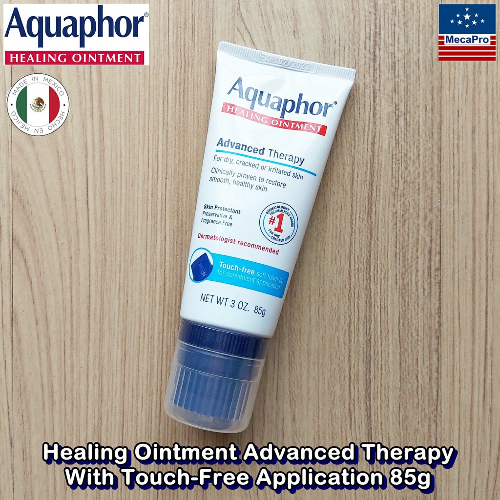 Aquaphor® Healing Ointment Advanced Therapy With Touch-Free Application 85g เจลบาล์ม สำหรับผิวแห้ง