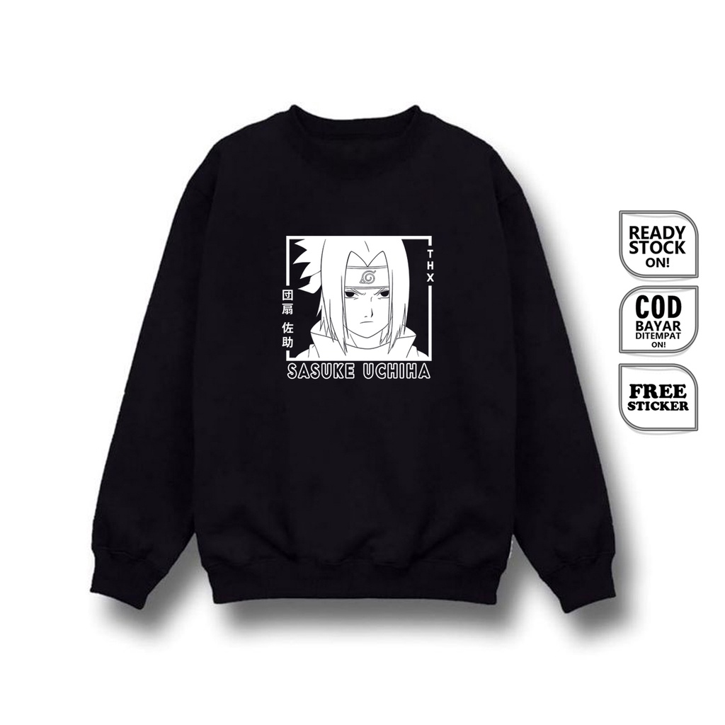 SWETER ANIME MANGA SASUKE UCHIHA NARUTO ITACHI HINATA OBITO GAARA MADO SAKURA KAKASHI UZUMAKI SC