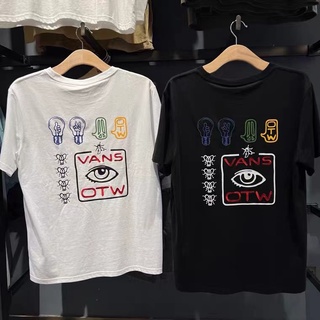 [S-5XL] เสื้อยืดแขนสั้น พิมพ์ลาย Vans Vance ทรงหลวม แฟชั่นฤดูร้อน สไตล์ฮาราจูกุ สําหรับผู้ชาย และผู้หญิง