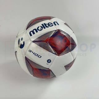 ราคา[ของแท้ 100%] ลูกฟุตบอล ลูกบอล Molten  F5A3400-TL / F5U3400-G0 เบอร์5 ลูกฟุตบอลหนัง PU ชนิดพิเศษ ของแท้ 100% รุ่นแ