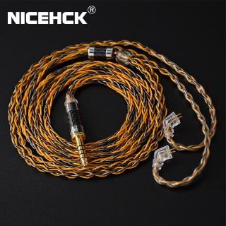 NICEHCK C8-1 8 Core Silver Plated and Copper Mixed Earphone Cable 3.5/2.5/4.4mm MMCX/NX7 Pro/QDC/0.78mm 2Pin For DB3 ST-10s